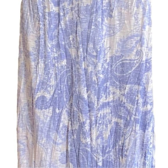 TOMMY Bahama Soft Flowy Maxi Dress, Lady’s Size XL, Preloved, Sleeveless Beads - Picture 3 of 9